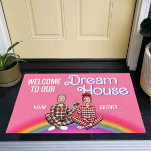 Personalized Gifts For Couple Doormat 03ACDT170724HH - Doormat - GoDuckee
