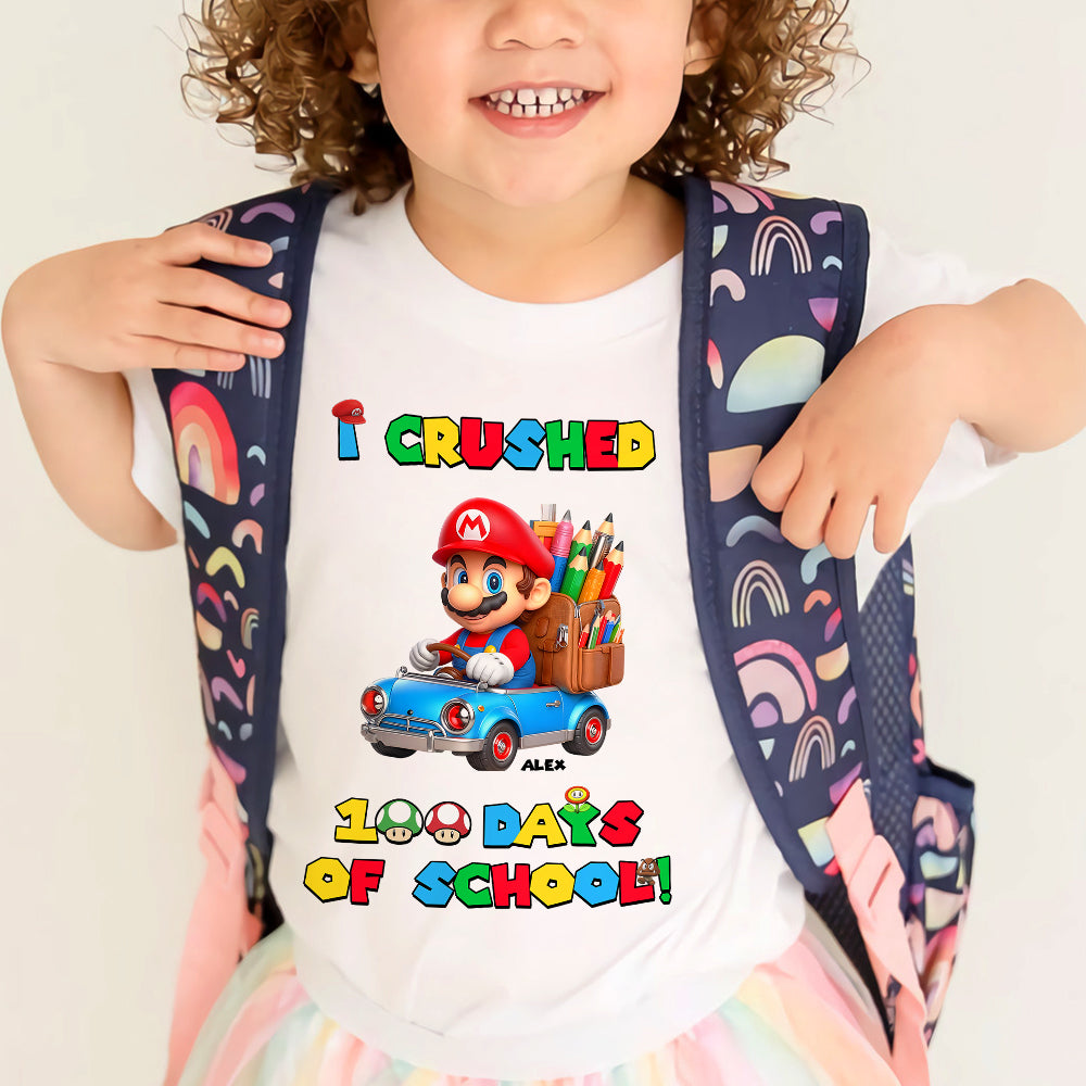 Personalized Gifts For Kids Shirt 100 Days Of School 04KAMH030125 - Shirts - GoDuckee