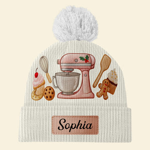 Sweet Baker Bobble Beanie Hat – Personalized Gifts For Baking Lovers 03pgqn201025 - Hat - GoDuckee