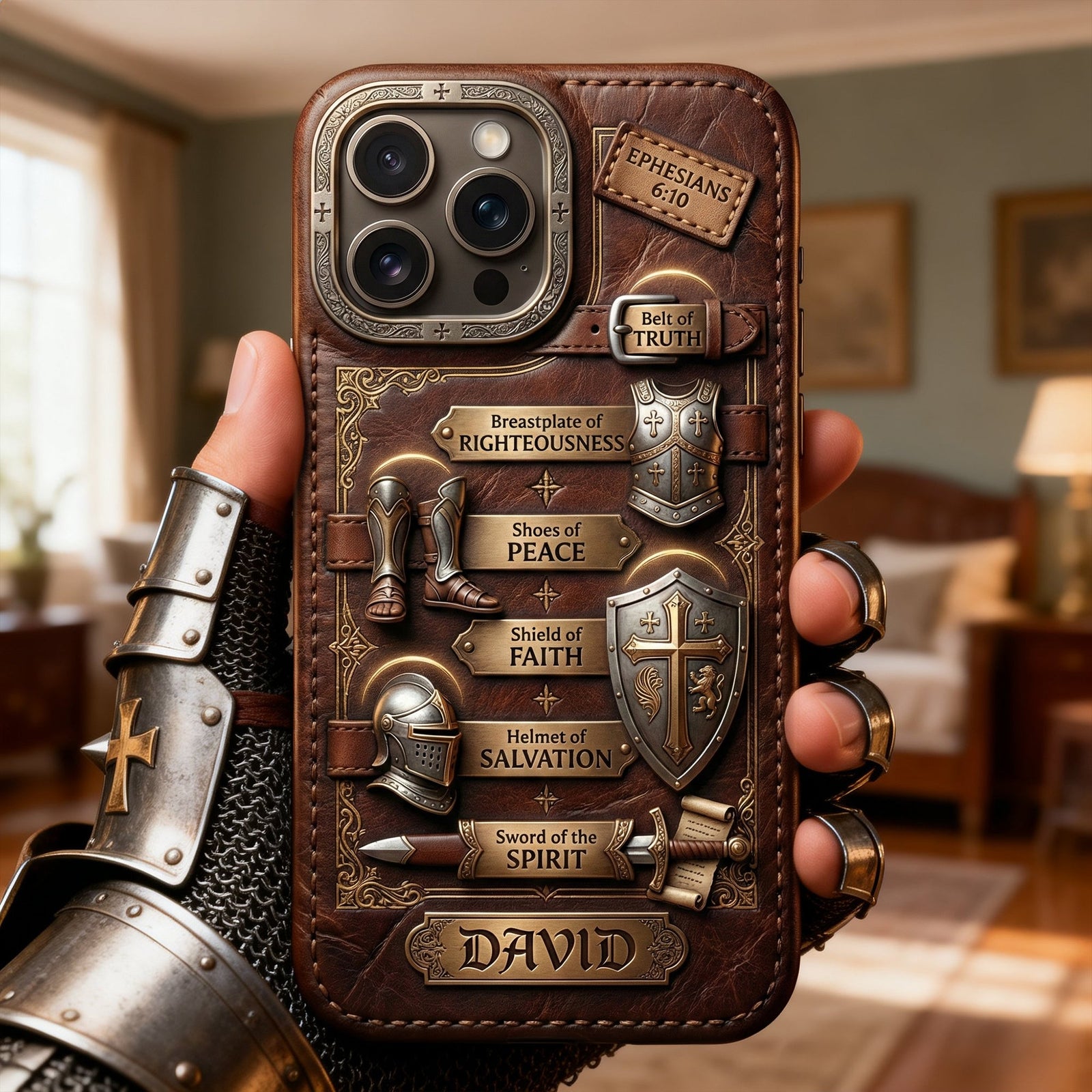 The Armor of God Phone Case - Personalized Gifts For Christians 02palu250226 - Phone Case - GoDuckee