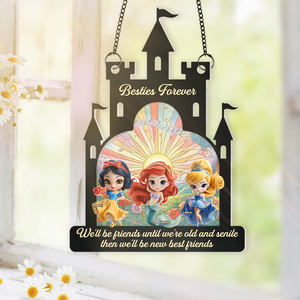 Personalized Gifts For Friend Suncatcher Ornament, Princess Lovers 04TGPU080725 - Ornament - GoDuckee