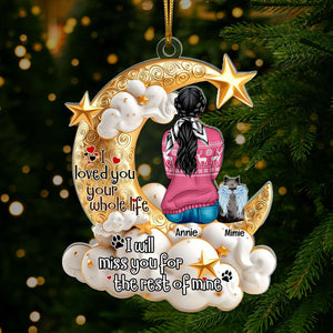 Personalized Christmas Gifts For Cat Lovers Acrylic Ornament 05HULU231024TM - Ornament - GoDuckee