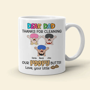 Dear Dad Thanks For Cleaning Personalized Coffee Mug - Coffee Mug - GoDuckee