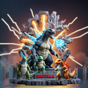 Majestic Dad Acrylic Plaque - Personalized Gift For Father 04QHPU100425 - Shaped Plaques - GoDuckee