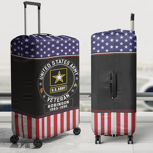 Personalized Gifts For Veteran Luggage Cover 01QHQN050724 - Luggage Covers - GoDuckee