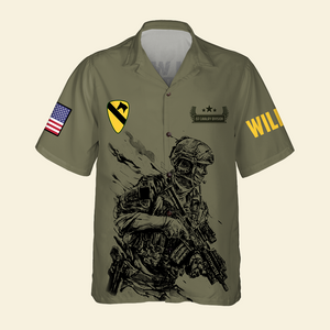 I Will Always Be A Soldier, Personalized Hawaiian Shirt, Soldier Legend, Gift For Soldier 08qnqn140623 - Hawaiian Shirts - GoDuckee