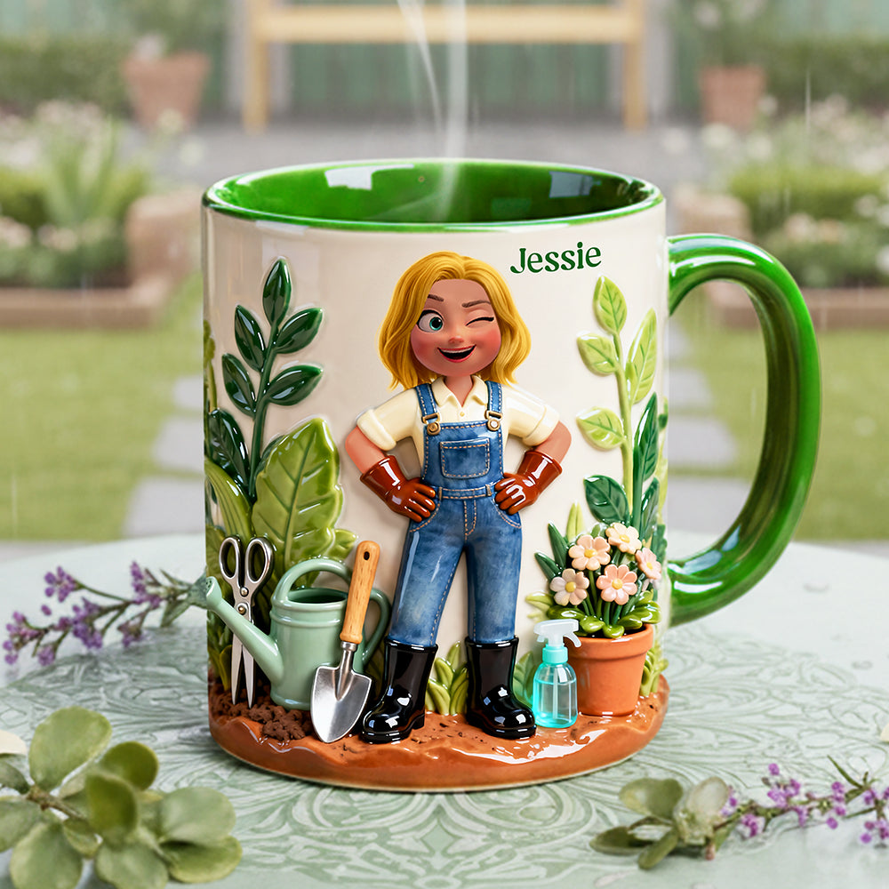 Gardening Coffee Accent Mug - Personalized Gifts For Garden Lovers 01kita130126 - Coffee Mug - GoDuckee