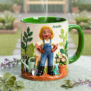 Gardening Coffee Accent Mug - Personalized Gifts For Garden Lovers 01kita130126 - Coffee Mug - GoDuckee