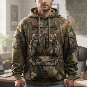 Outdoor Hunting 3D Hoodie – Personalized Gifts For Hunting Lovers 03ohqn261225 - AOP Products - GoDuckee