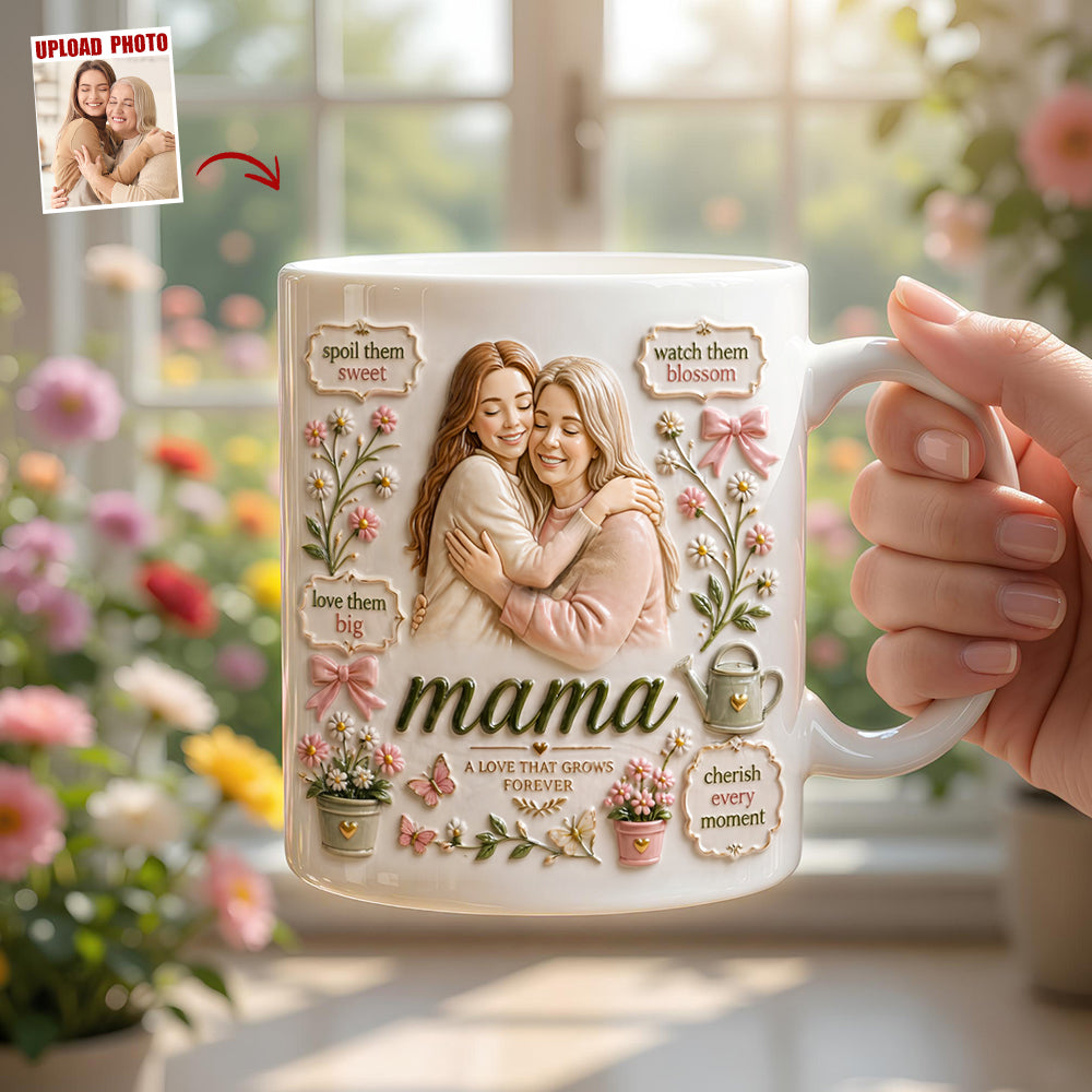 Custom Photo Mom and Daughter Coffee Mug - Gifts For Mom 05todt230426 - Coffee Mug - GoDuckee
