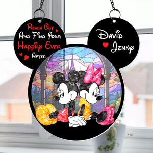 Personalized Gifts For Couple Suncatcher Ornament 03xqtn260724 - Ornament - GoDuckee