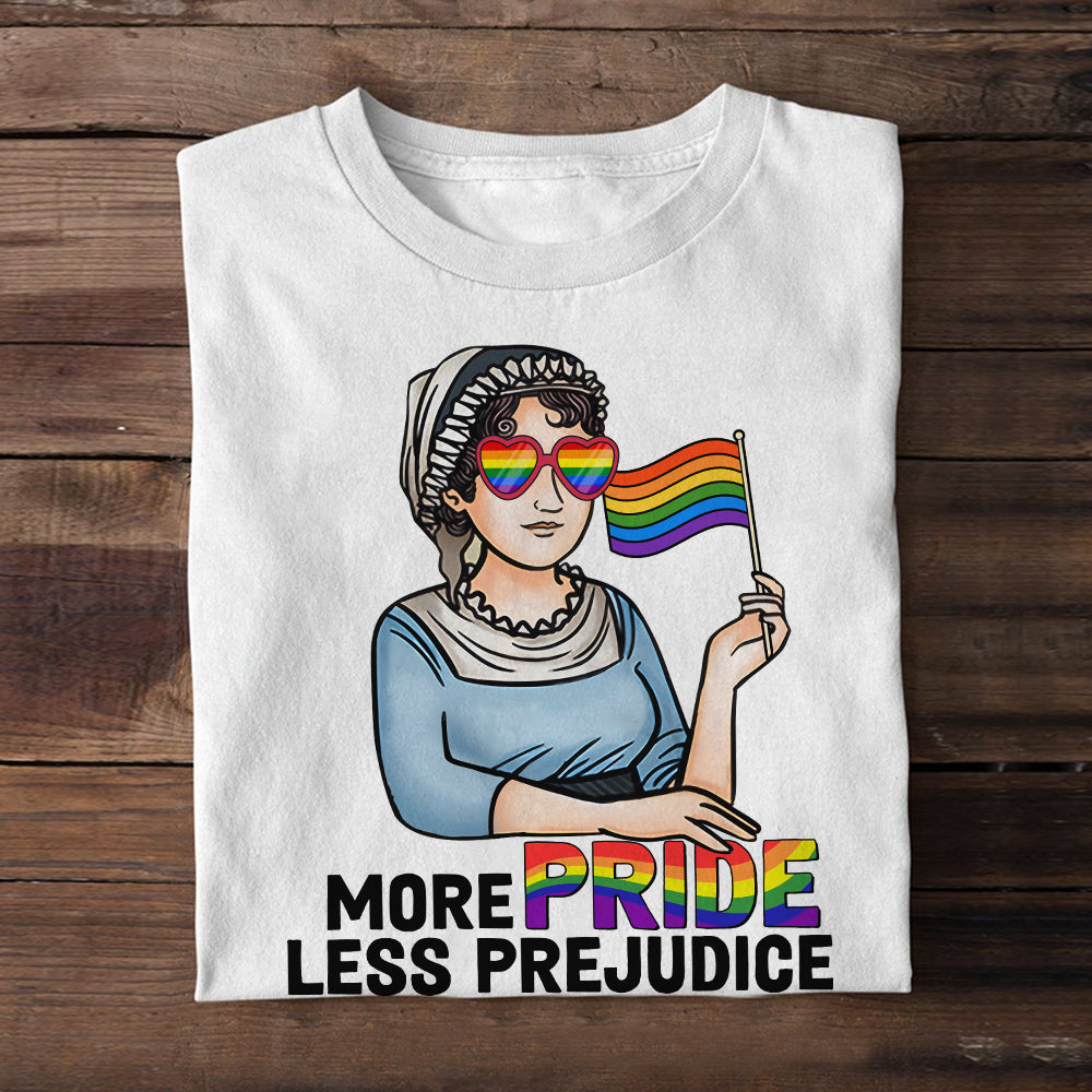 More Pride Less Prejudice 02HUTN190623 LGBTQ+ Shirt - Shirts - GoDuckee