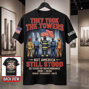 25 Years Of Remembrance Shirt - Personalized Memorial Gifts 07TYQN300726