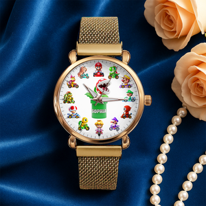 Personalized Gifts For Racing Game Fans Mesh Strap Quartz Watch 04TGPU180725 - Quartz Watch - GoDuckee