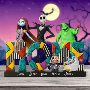 The Spooky Family Acrylic Plaque - Personalized Gifts For Family 01OHTN300525 - Shaped Plaques - GoDuckee