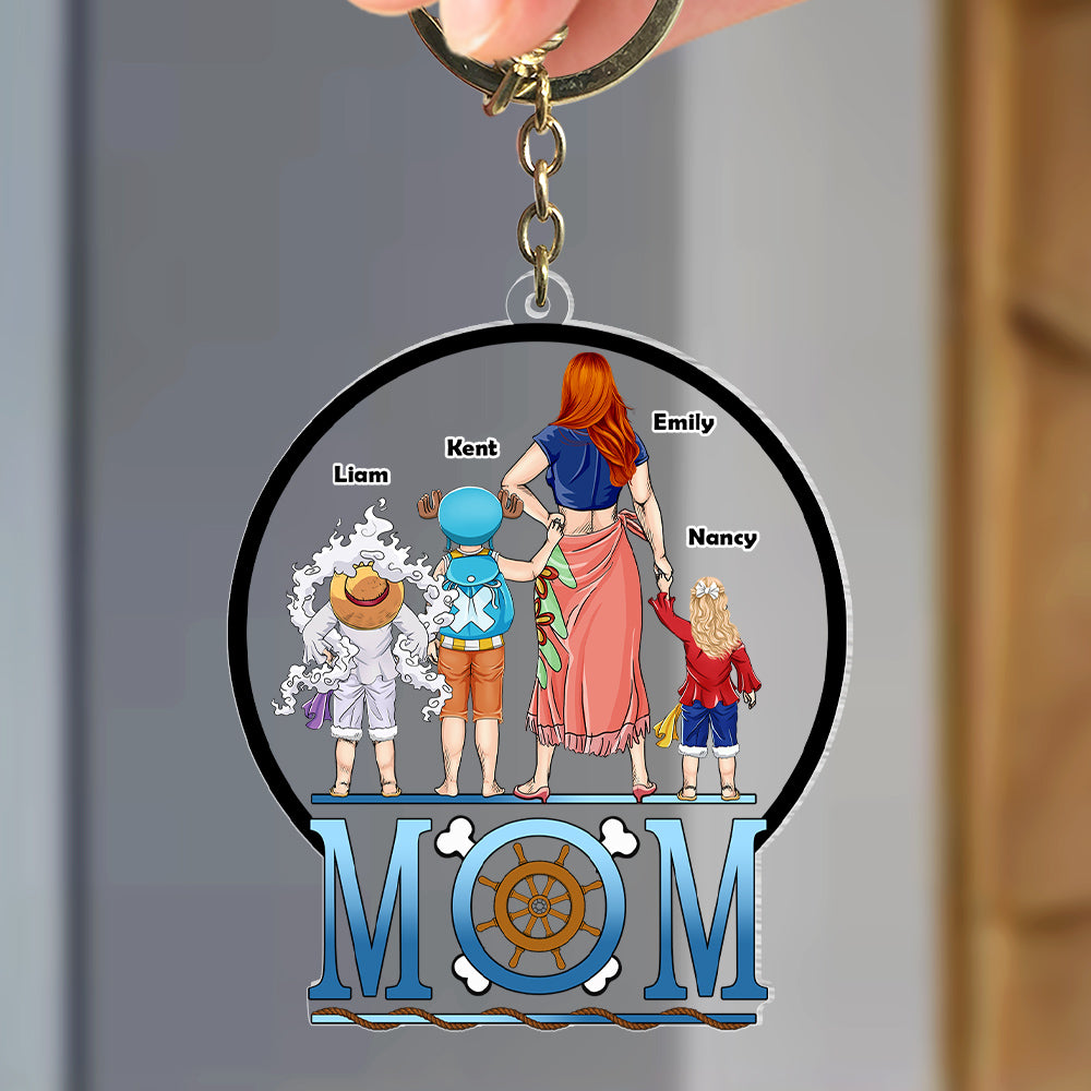 Personalized Gifts For Mom Keychain 03htpu190324pa - Keychains - GoDuckee