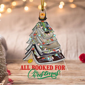 Gifts For Book Lovers Christmas Tree Ornament 05HUDT161024 - Ornament - GoDuckee