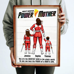 Mighty Morphin Power Father 07HUDT120523 Personalized Family Canvas Poster - Poster & Canvas - GoDuckee
