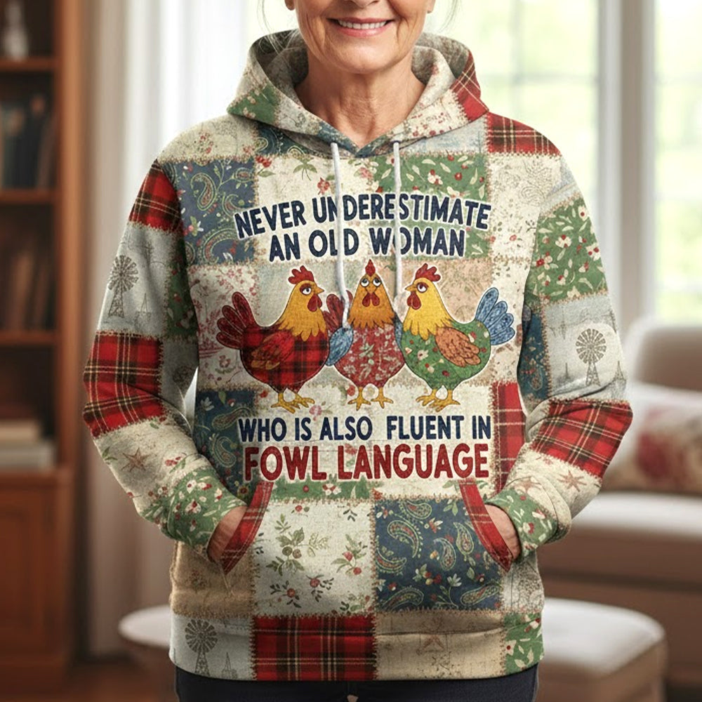 Personalized Funny Gifts For Chicken Lovers Hoodie 02natn251125 - AOP Products - GoDuckee