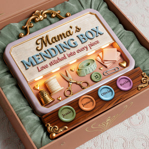 Grandma's Mending Box Acrylic Plaque - Personalized Gifts For Grandma 01tyta020326 - Shaped Plaques - GoDuckee