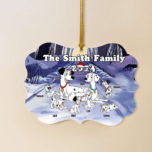 Gift For Family, Personalized Acrylic Ornament, Dalmatians Family Ornament, Christmas Gift 02NAHN131023 - Ornament - GoDuckee