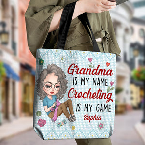 Personalized Gifts For Crochet Grandma Tote Bag 03naqn010824hh - Tote Bag - GoDuckee