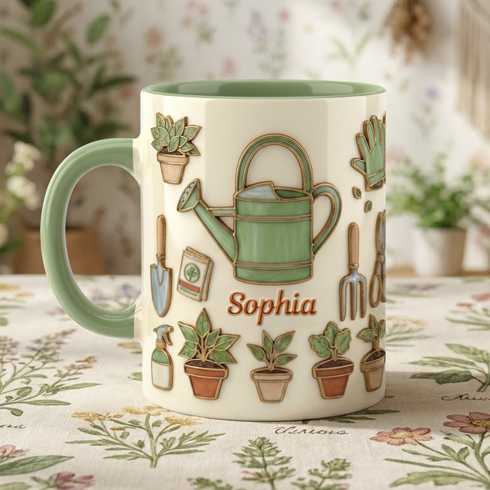 Gardening Accent Mug - Personalized Gifts For Garden Lovers 05kimg060126 - Coffee Mug - GoDuckee