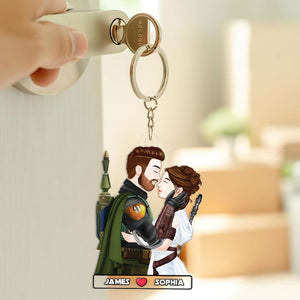 Personalized Gifts For Couple Keychain 03qhpu030724pa - Keychains - GoDuckee