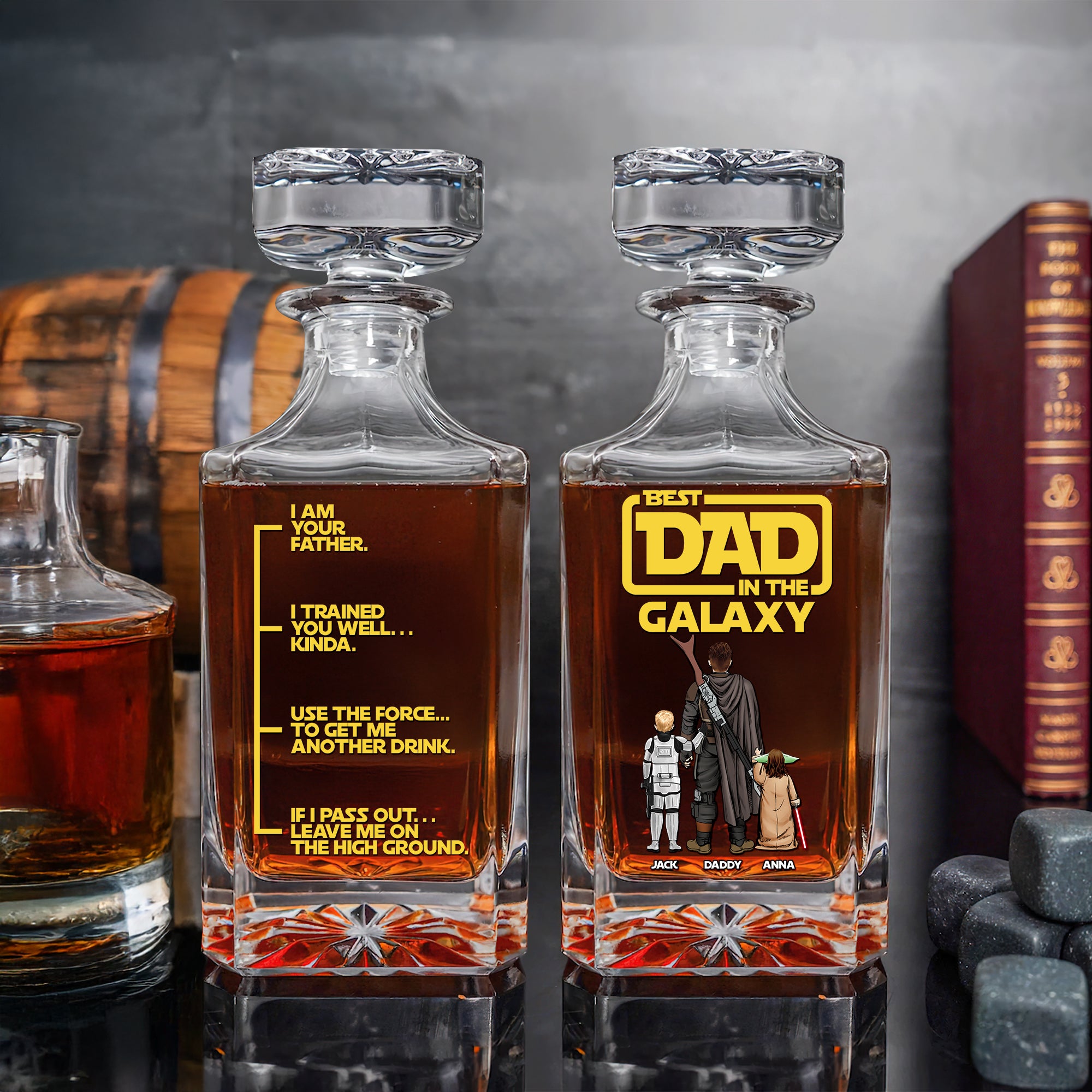 Personalized Whiskey Bottle