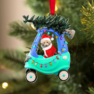 Custom Photo Gifts For Cat Lovers Christmas Ornament 03ohtn230924 - Ornament - GoDuckee