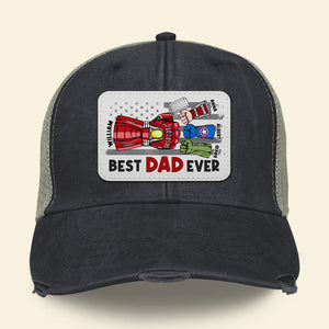 Personalized Gifts For Dad Distressed Ollie Cap 05qhqn230524ha - Caps - GoDuckee