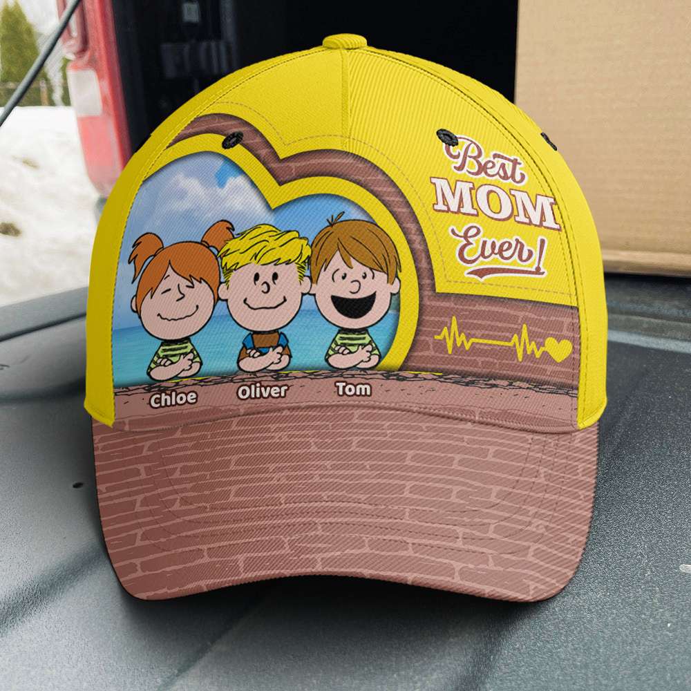 Personalized Gifts For Mom Classic Cap Best Mom Ever 04ACDT150125HH - Caps - GoDuckee