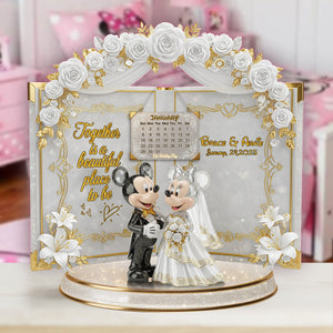 Forever Love Acrylic Plaque - Personalized Gifts For Couple 06OHLU250625 - Shaped Plaques - GoDuckee