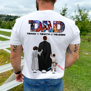 The Galaxy Dad Shirt - Personalized Gifts For Dad 01HUPU270525HHHG - Shirts - GoDuckee