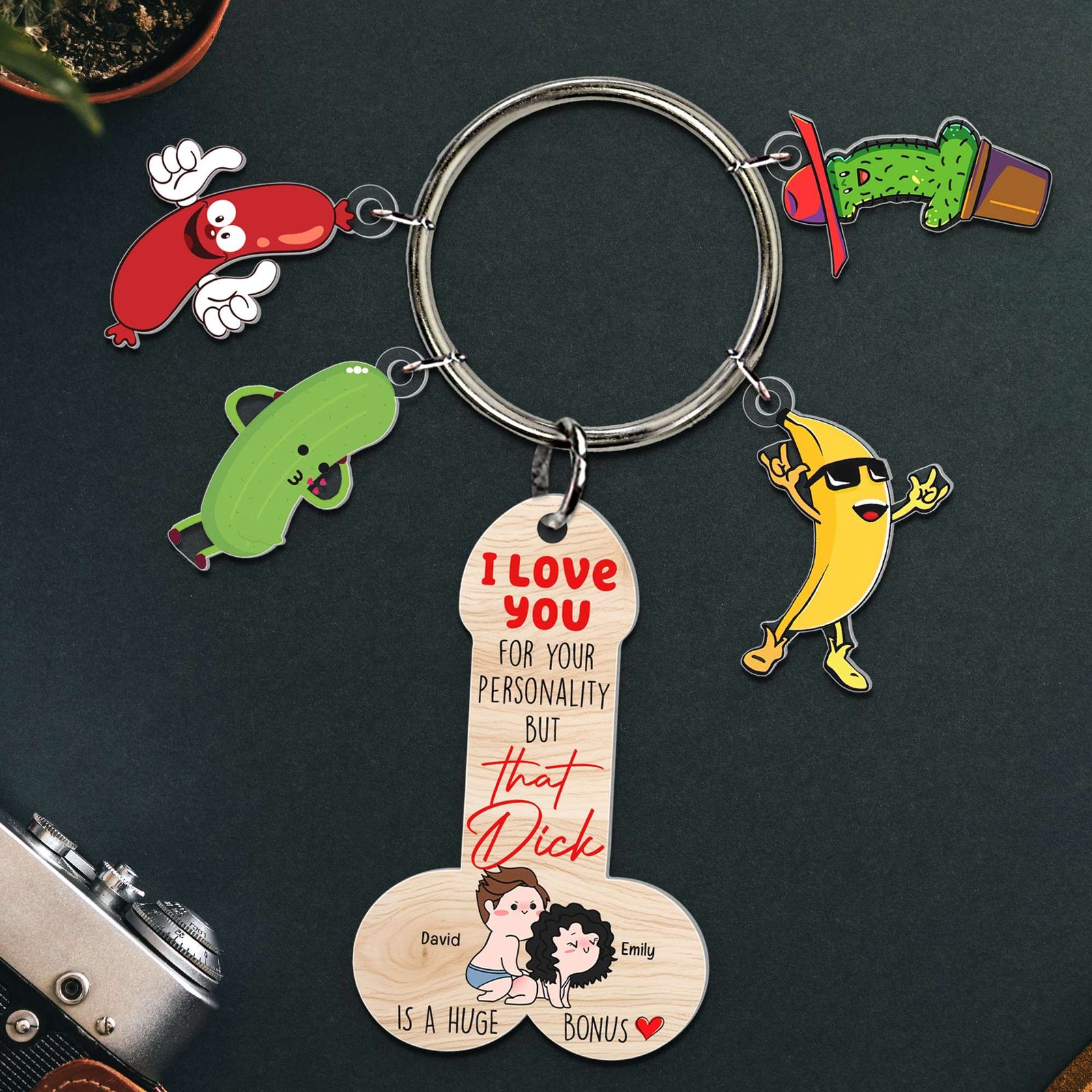 Personalized Gifts For Couple Keychain 05OHQN130624HH - Keychains - GoDuckee