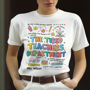 Personalized Gifts For Teacher Shirt 02napu130824 - Shirts - GoDuckee