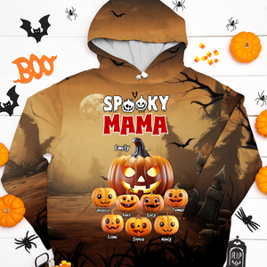 Personalized Gifts For Mom 3D Shirt 03napu110924 Halloween Pumpkin - AOP Products - GoDuckee