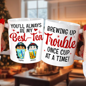 Personalized Gifts For Bestie Christmas Coffee Mug 04TOQN251124 - Coffee Mug - GoDuckee