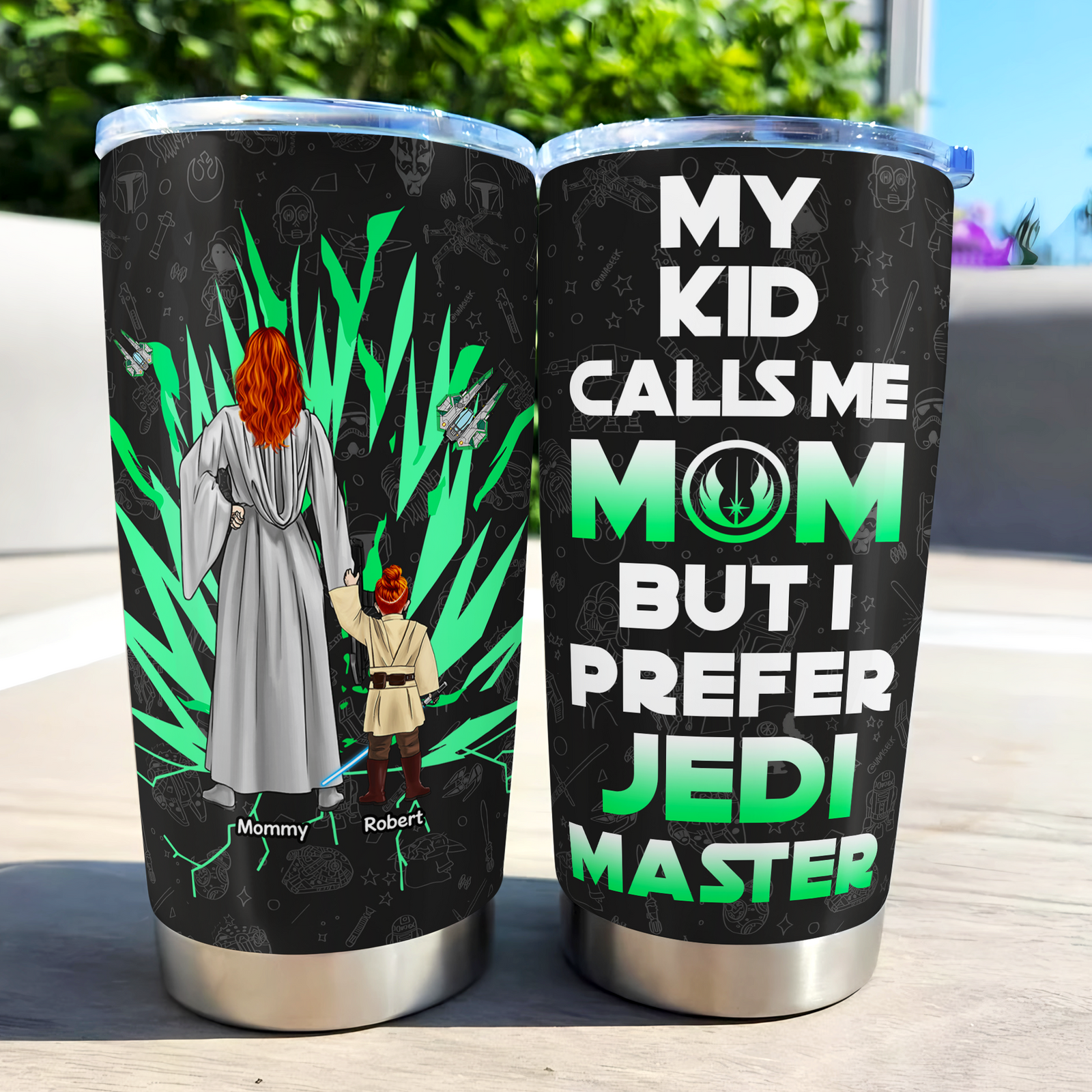 Galaxy Mom Tumbler - Personalized Gifts For Mom 06TGPU030425HHHG - Tumbler Cup - GoDuckee