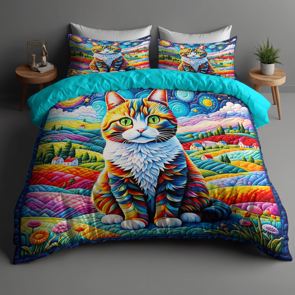 Gifts For Cat Lovers Quilt Bedding Set 03HUDT210125 - Blanket - GoDuckee