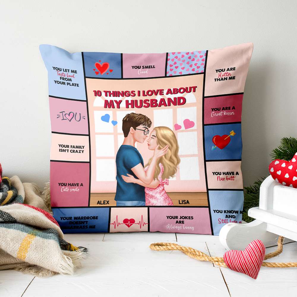 Personalized Gifts For Couple Pillow 03KAMH210624PA - Pillows - GoDuckee