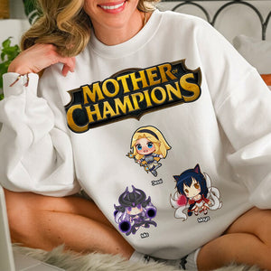 Personalized Gifts For Mom Shirt Mother Of Champions 02OHLU070225 - Shirts - GoDuckee
