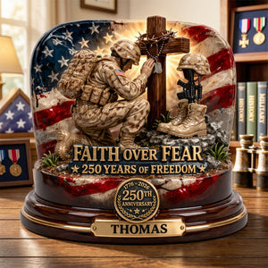 America 250th Anniversary Veteran Acrylic Plaque - Personalized Gifts For Veterans 05TOLU280326 - Shaped Plaques - GoDuckee