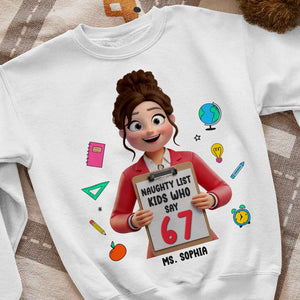 Funny Teacher 2D Shirt - Personalized Gifts For Teachers 01NATN211125 - Shirts - GoDuckee