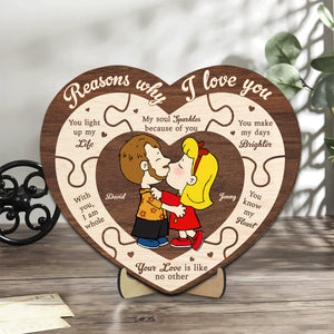 Personalized Gifts For Couple Wood Sign 02katn171224hg Reasons Why I Love You - Wood Sign - GoDuckee