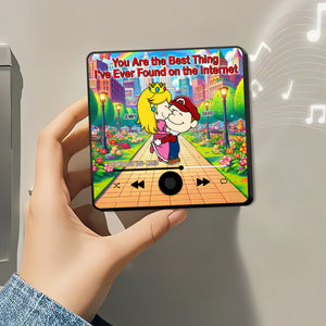 Custom Music Fridge Magnet Gifts For Couple 04xqtn111224hg - Fridge Magnet - GoDuckee