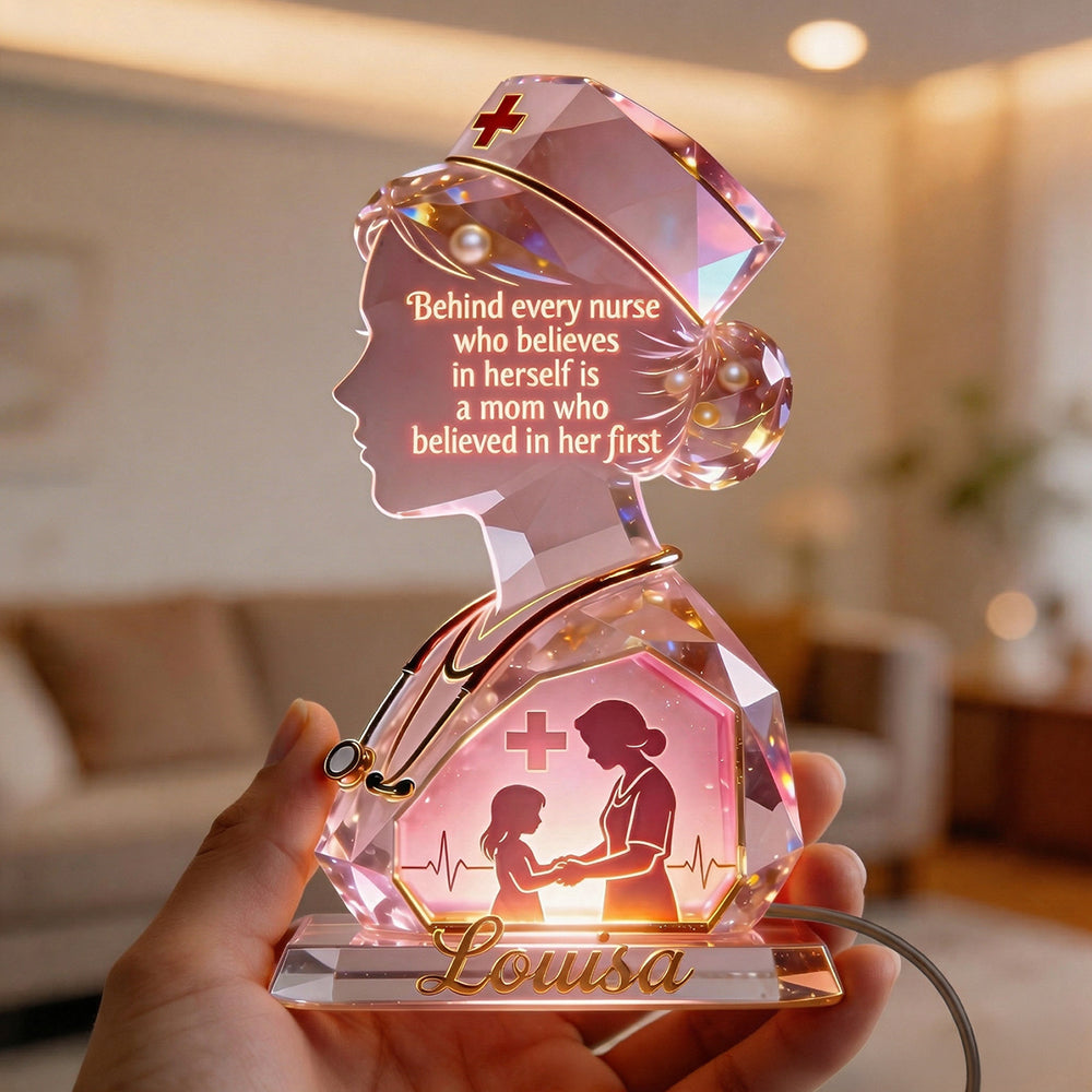Nurse Mom Acrylic Light Box - Personalized Gifts For Moms 03pgdt270326 - Light Box - GoDuckee