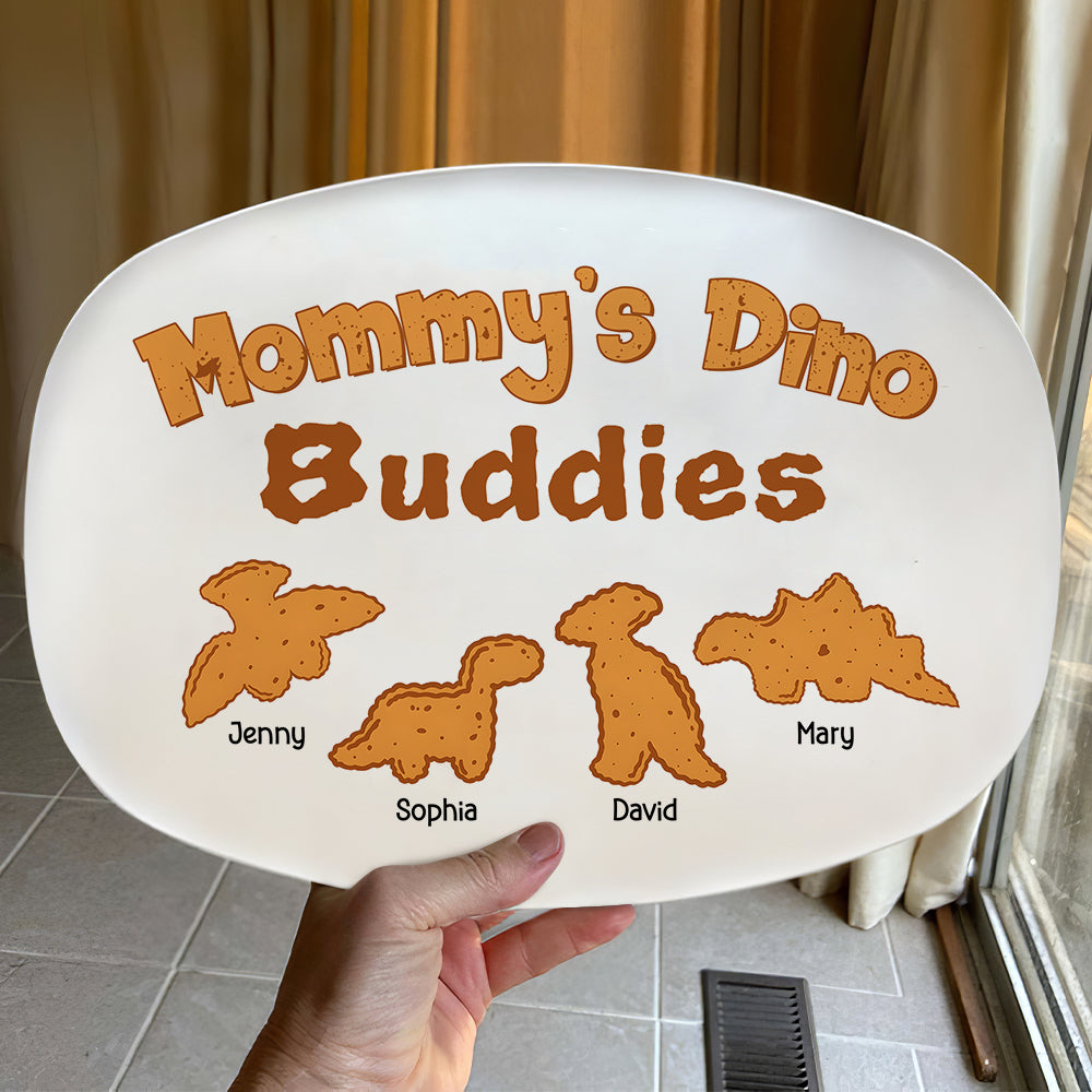 Chicken Nuggets Family, Personalized Resin Plate, Gifts For Family - Resin Plate - GoDuckee