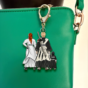 Personalized Gifts For Family Keychain Anime Family 01QHHU250225HG - Keychains - GoDuckee