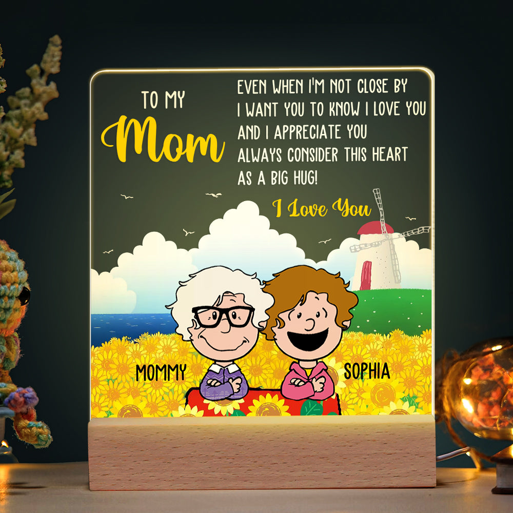 Personalized Gifts For Mom LED Light 02XQDT201224HH - Led Night Light - GoDuckee